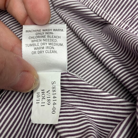 Men's BANANA REPUBLIC Striped‎ Button-Down Long Sleeve- Size XL - Picture 14 of 14